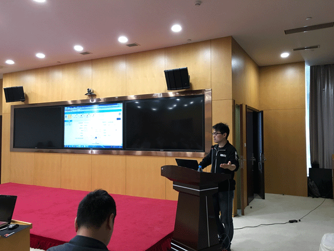 悦达集团阳光采购平台操作培训现场—信源技术人员现场操作培训